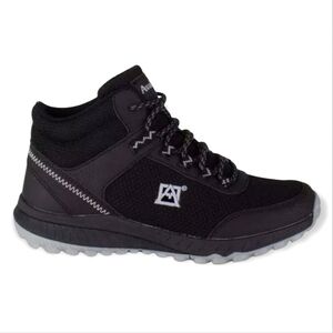 AVALANCHE Crux Lace Up Hiking Black Bootie With Two Toned Laces Synthetic Upper